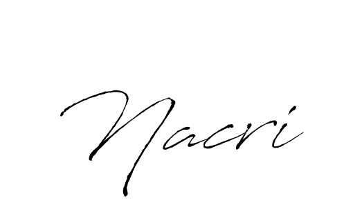 Create a beautiful signature design for name Nacri. With this signature (Antro_Vectra) fonts, you can make a handwritten signature for free. Nacri signature style 6 images and pictures png
