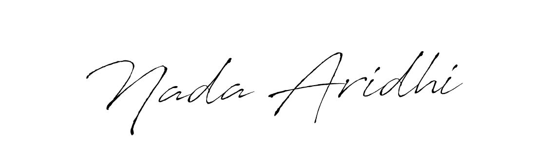 Also we have Nada Aridhi name is the best signature style. Create professional handwritten signature collection using Antro_Vectra autograph style. Nada Aridhi signature style 6 images and pictures png