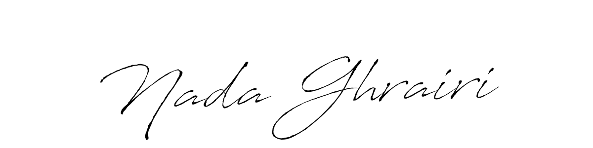 It looks lik you need a new signature style for name Nada Ghrairi. Design unique handwritten (Antro_Vectra) signature with our free signature maker in just a few clicks. Nada Ghrairi signature style 6 images and pictures png