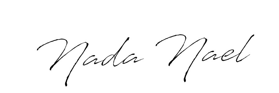 The best way (Antro_Vectra) to make a short signature is to pick only two or three words in your name. The name Nada Nael include a total of six letters. For converting this name. Nada Nael signature style 6 images and pictures png