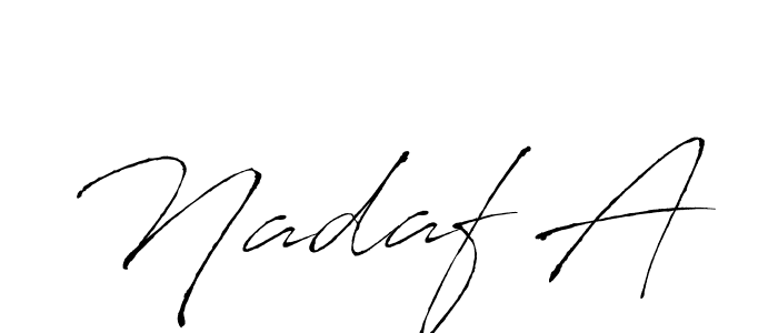 How to Draw Nadaf A signature style? Antro_Vectra is a latest design signature styles for name Nadaf A. Nadaf A signature style 6 images and pictures png