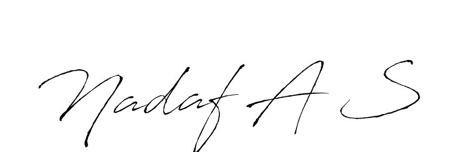 You can use this online signature creator to create a handwritten signature for the name Nadaf A S. This is the best online autograph maker. Nadaf A S signature style 6 images and pictures png