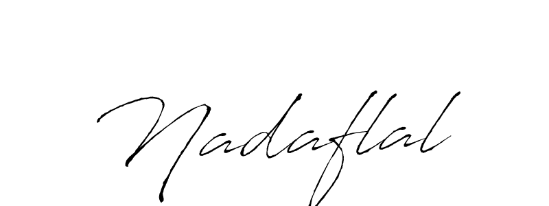 Nadaflal stylish signature style. Best Handwritten Sign (Antro_Vectra) for my name. Handwritten Signature Collection Ideas for my name Nadaflal. Nadaflal signature style 6 images and pictures png