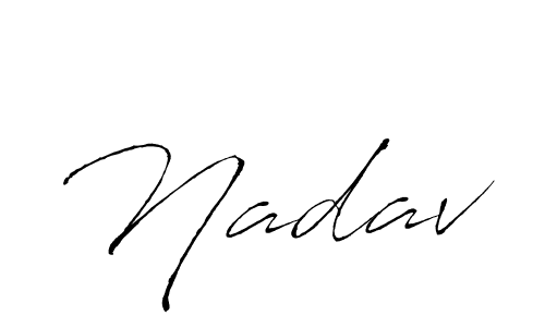 Make a beautiful signature design for name Nadav. Use this online signature maker to create a handwritten signature for free. Nadav signature style 6 images and pictures png