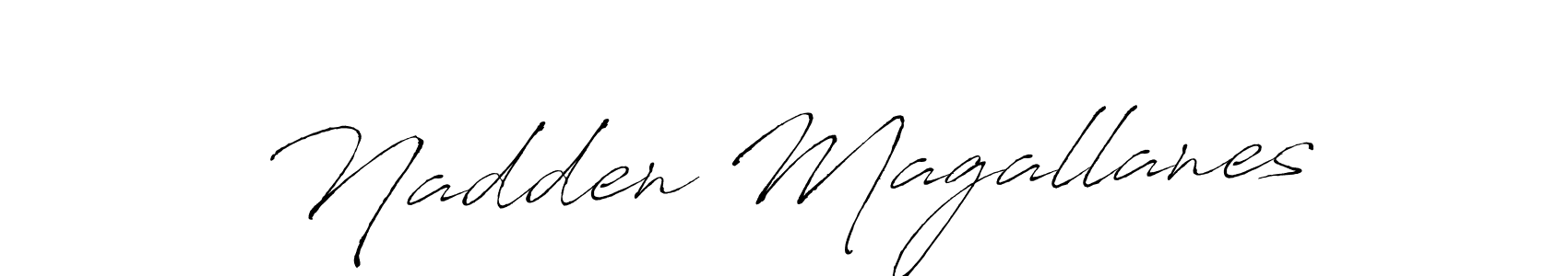 You should practise on your own different ways (Antro_Vectra) to write your name (Nadden Magallanes) in signature. don't let someone else do it for you. Nadden Magallanes signature style 6 images and pictures png