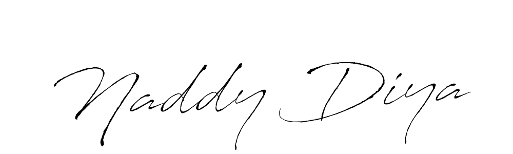 if you are searching for the best signature style for your name Naddy Diya. so please give up your signature search. here we have designed multiple signature styles  using Antro_Vectra. Naddy Diya signature style 6 images and pictures png