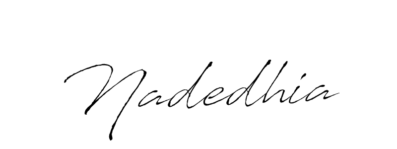 Similarly Antro_Vectra is the best handwritten signature design. Signature creator online .You can use it as an online autograph creator for name Nadedhia. Nadedhia signature style 6 images and pictures png