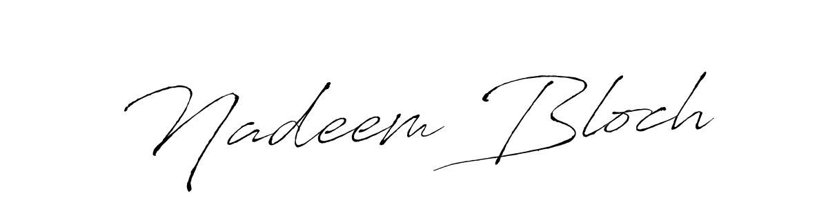 Antro_Vectra is a professional signature style that is perfect for those who want to add a touch of class to their signature. It is also a great choice for those who want to make their signature more unique. Get Nadeem Bloch name to fancy signature for free. Nadeem Bloch signature style 6 images and pictures png