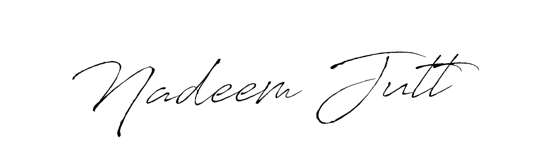 Also You can easily find your signature by using the search form. We will create Nadeem Jutt name handwritten signature images for you free of cost using Antro_Vectra sign style. Nadeem Jutt signature style 6 images and pictures png