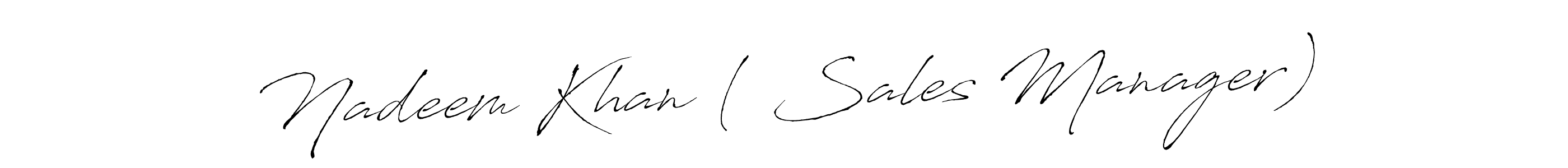 Similarly Antro_Vectra is the best handwritten signature design. Signature creator online .You can use it as an online autograph creator for name Nadeem Khan ( Sales Manager). Nadeem Khan ( Sales Manager) signature style 6 images and pictures png