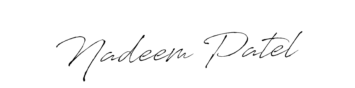 The best way (Antro_Vectra) to make a short signature is to pick only two or three words in your name. The name Nadeem Patel include a total of six letters. For converting this name. Nadeem Patel signature style 6 images and pictures png