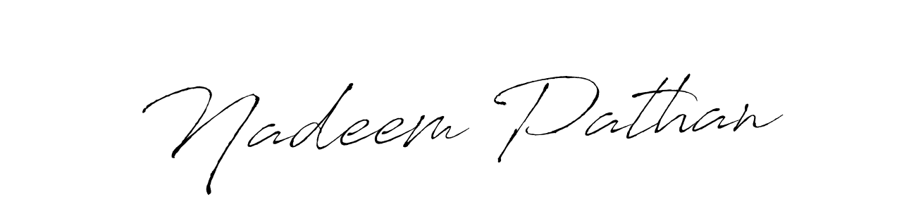 The best way (Antro_Vectra) to make a short signature is to pick only two or three words in your name. The name Nadeem Pathan include a total of six letters. For converting this name. Nadeem Pathan signature style 6 images and pictures png