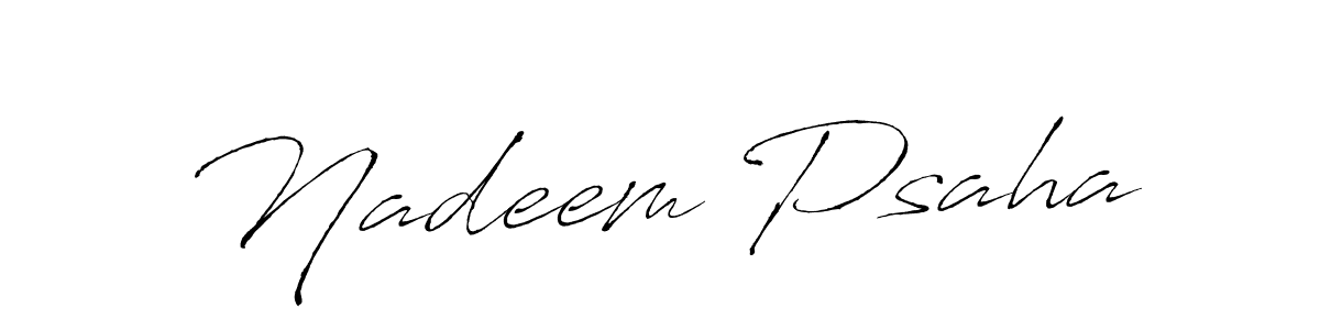 Here are the top 10 professional signature styles for the name Nadeem Psaha. These are the best autograph styles you can use for your name. Nadeem Psaha signature style 6 images and pictures png