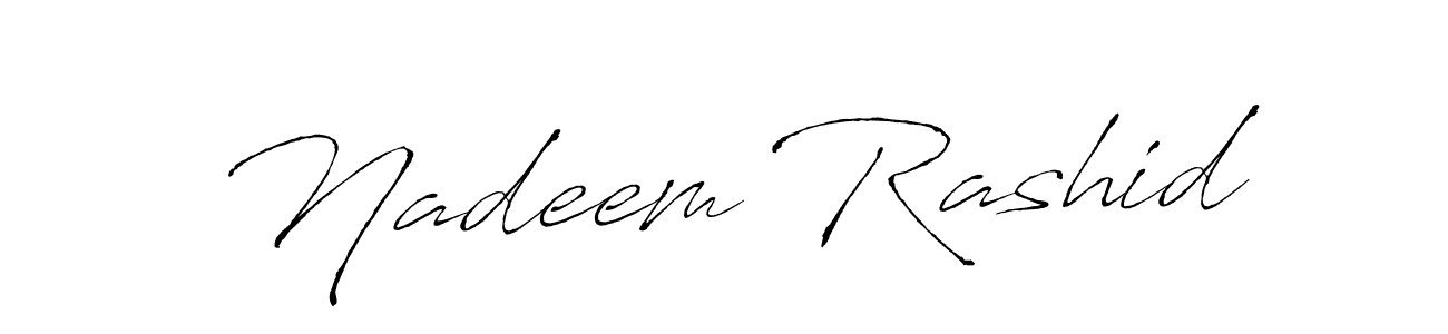 Make a beautiful signature design for name Nadeem Rashid. Use this online signature maker to create a handwritten signature for free. Nadeem Rashid signature style 6 images and pictures png