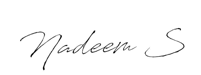 Make a beautiful signature design for name Nadeem S. Use this online signature maker to create a handwritten signature for free. Nadeem S signature style 6 images and pictures png