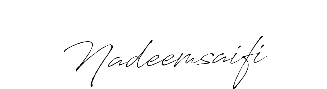 You should practise on your own different ways (Antro_Vectra) to write your name (Nadeemsaifi) in signature. don't let someone else do it for you. Nadeemsaifi signature style 6 images and pictures png