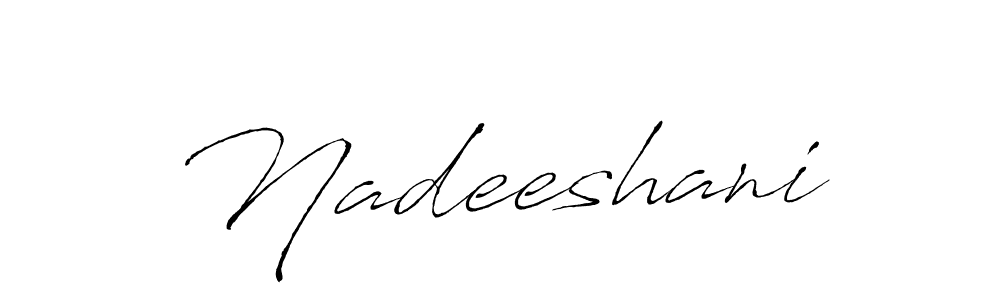 Also You can easily find your signature by using the search form. We will create Nadeeshani name handwritten signature images for you free of cost using Antro_Vectra sign style. Nadeeshani signature style 6 images and pictures png