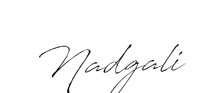 Similarly Antro_Vectra is the best handwritten signature design. Signature creator online .You can use it as an online autograph creator for name Nadgali. Nadgali signature style 6 images and pictures png
