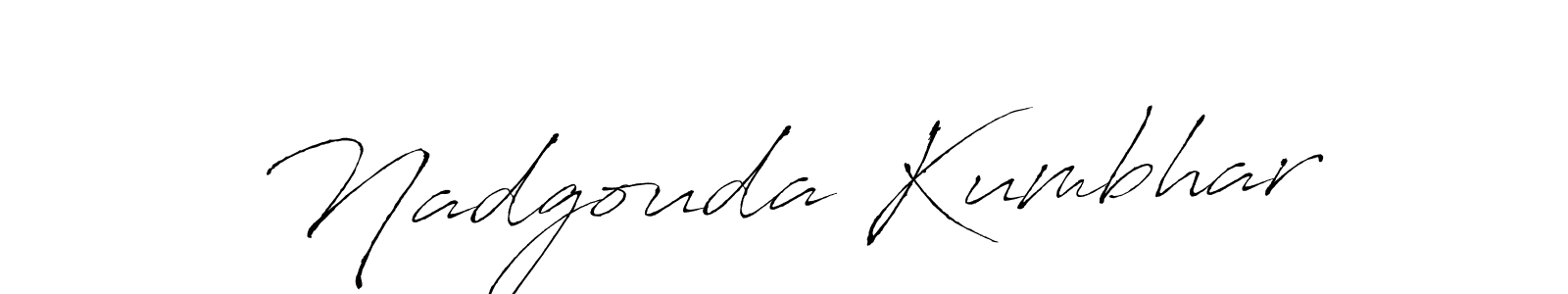 Antro_Vectra is a professional signature style that is perfect for those who want to add a touch of class to their signature. It is also a great choice for those who want to make their signature more unique. Get Nadgouda Kumbhar name to fancy signature for free. Nadgouda Kumbhar signature style 6 images and pictures png