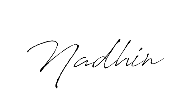 Create a beautiful signature design for name Nadhin. With this signature (Antro_Vectra) fonts, you can make a handwritten signature for free. Nadhin signature style 6 images and pictures png