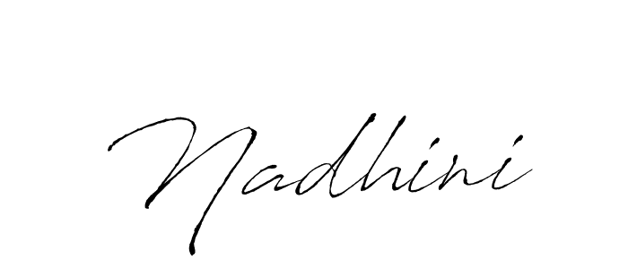 if you are searching for the best signature style for your name Nadhini. so please give up your signature search. here we have designed multiple signature styles  using Antro_Vectra. Nadhini signature style 6 images and pictures png
