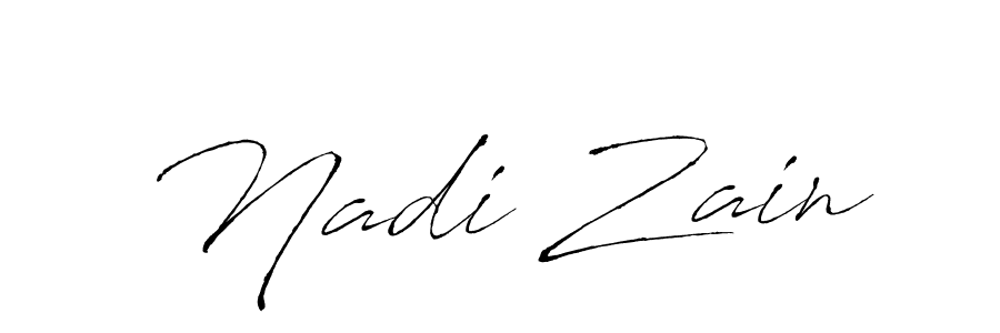 Antro_Vectra is a professional signature style that is perfect for those who want to add a touch of class to their signature. It is also a great choice for those who want to make their signature more unique. Get Nadi Zain name to fancy signature for free. Nadi Zain signature style 6 images and pictures png