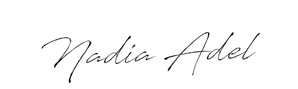This is the best signature style for the Nadia Adel name. Also you like these signature font (Antro_Vectra). Mix name signature. Nadia Adel signature style 6 images and pictures png
