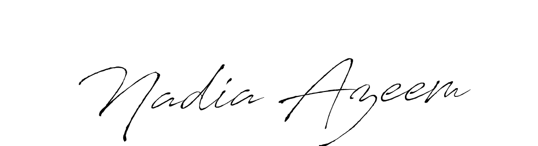 Similarly Antro_Vectra is the best handwritten signature design. Signature creator online .You can use it as an online autograph creator for name Nadia Azeem. Nadia Azeem signature style 6 images and pictures png