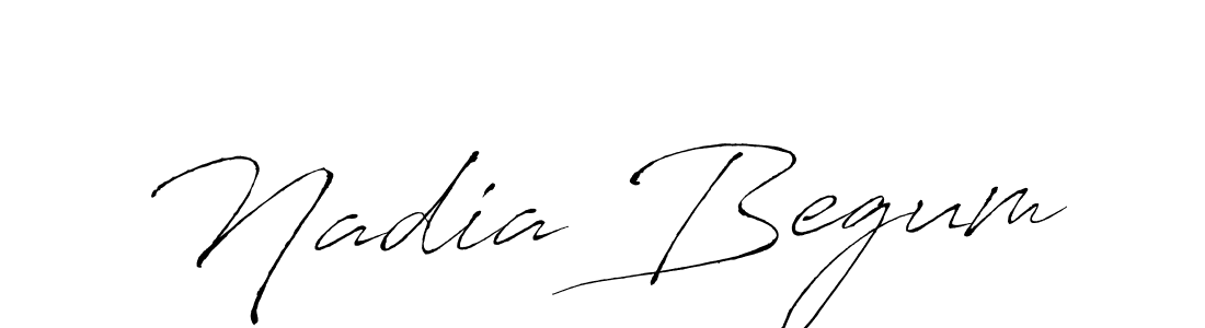 Use a signature maker to create a handwritten signature online. With this signature software, you can design (Antro_Vectra) your own signature for name Nadia Begum. Nadia Begum signature style 6 images and pictures png