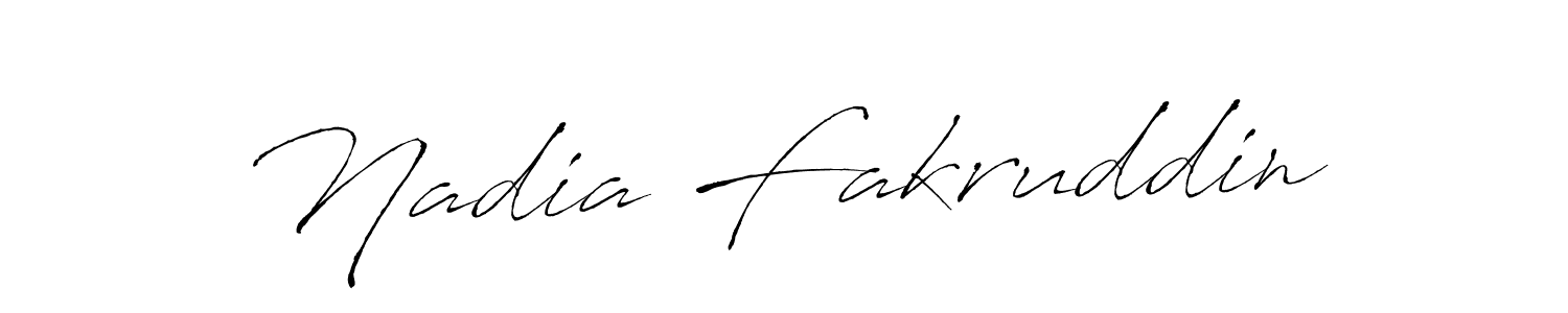 Use a signature maker to create a handwritten signature online. With this signature software, you can design (Antro_Vectra) your own signature for name Nadia Fakruddin. Nadia Fakruddin signature style 6 images and pictures png