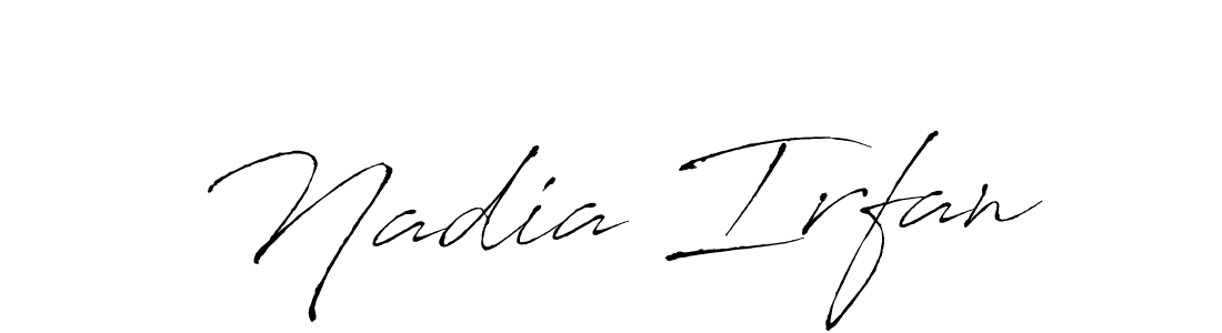 This is the best signature style for the Nadia Irfan name. Also you like these signature font (Antro_Vectra). Mix name signature. Nadia Irfan signature style 6 images and pictures png