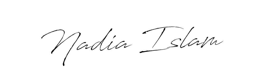 You should practise on your own different ways (Antro_Vectra) to write your name (Nadia Islam) in signature. don't let someone else do it for you. Nadia Islam signature style 6 images and pictures png