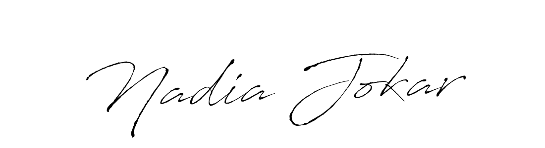 You can use this online signature creator to create a handwritten signature for the name Nadia Jokar. This is the best online autograph maker. Nadia Jokar signature style 6 images and pictures png