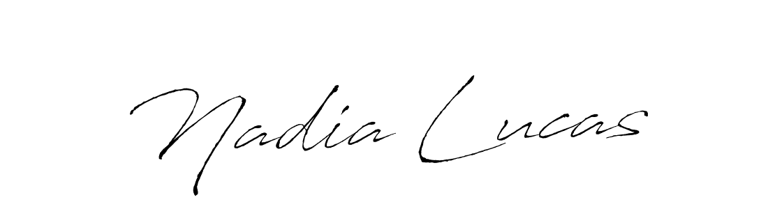 You should practise on your own different ways (Antro_Vectra) to write your name (Nadia Lucas) in signature. don't let someone else do it for you. Nadia Lucas signature style 6 images and pictures png