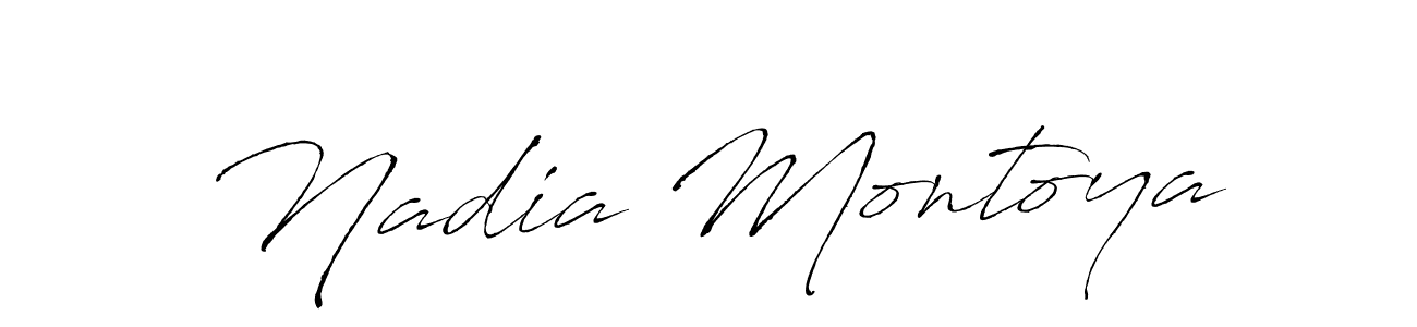 Antro_Vectra is a professional signature style that is perfect for those who want to add a touch of class to their signature. It is also a great choice for those who want to make their signature more unique. Get Nadia Montoya name to fancy signature for free. Nadia Montoya signature style 6 images and pictures png