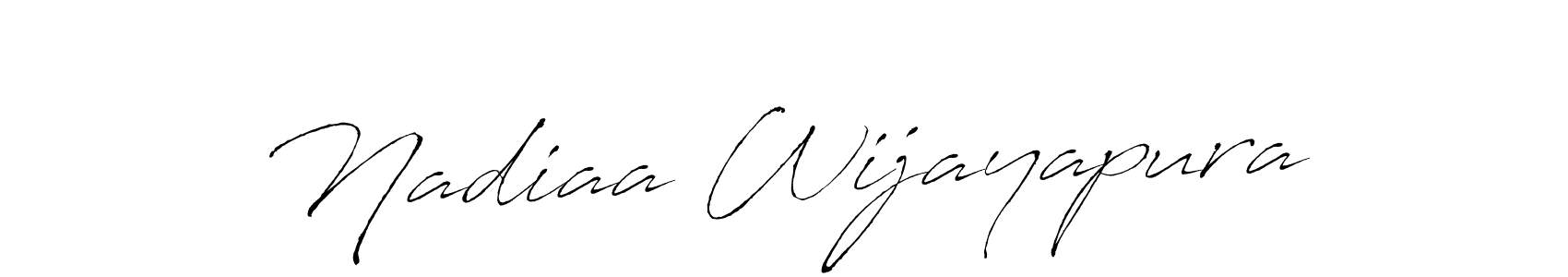 Also we have Nadiaa Wijayapura name is the best signature style. Create professional handwritten signature collection using Antro_Vectra autograph style. Nadiaa Wijayapura signature style 6 images and pictures png