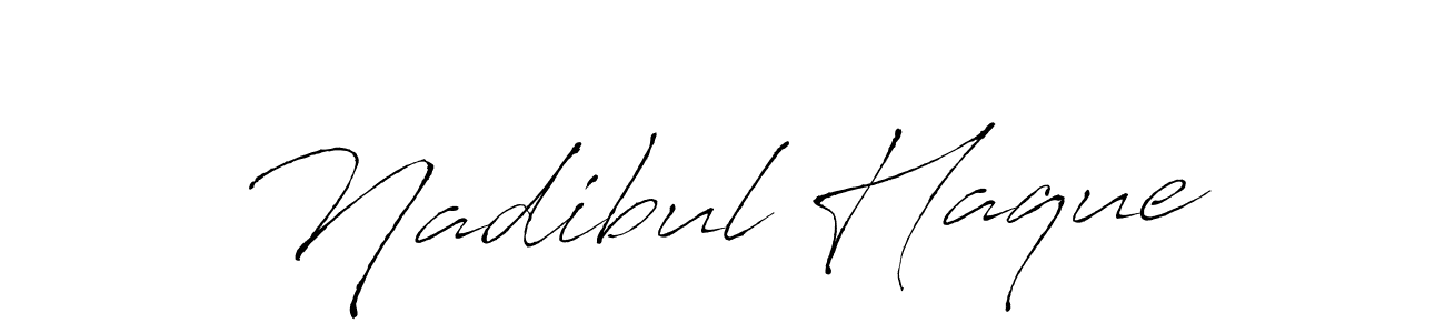 It looks lik you need a new signature style for name Nadibul Haque. Design unique handwritten (Antro_Vectra) signature with our free signature maker in just a few clicks. Nadibul Haque signature style 6 images and pictures png