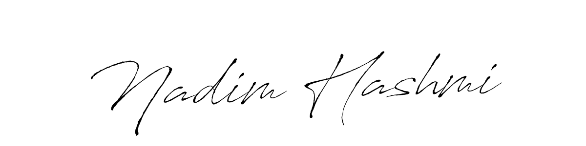 Also we have Nadim Hashmi name is the best signature style. Create professional handwritten signature collection using Antro_Vectra autograph style. Nadim Hashmi signature style 6 images and pictures png