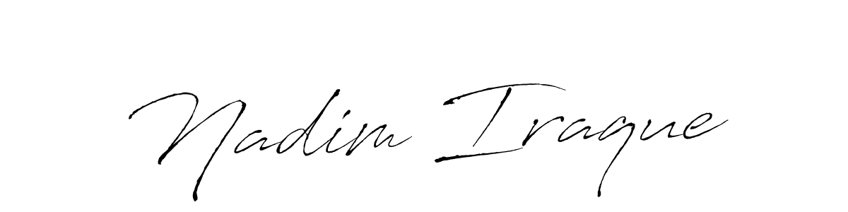 Make a beautiful signature design for name Nadim Iraque. Use this online signature maker to create a handwritten signature for free. Nadim Iraque signature style 6 images and pictures png