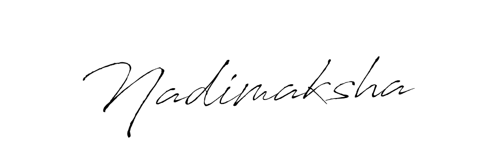 Nadimaksha stylish signature style. Best Handwritten Sign (Antro_Vectra) for my name. Handwritten Signature Collection Ideas for my name Nadimaksha. Nadimaksha signature style 6 images and pictures png