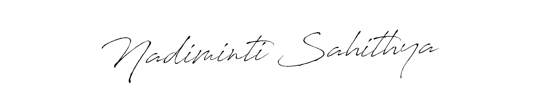 See photos of Nadiminti Sahithya official signature by Spectra . Check more albums & portfolios. Read reviews & check more about Antro_Vectra font. Nadiminti Sahithya signature style 6 images and pictures png