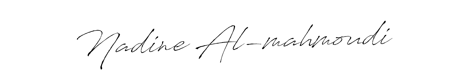The best way (Antro_Vectra) to make a short signature is to pick only two or three words in your name. The name Nadine Al-mahmoudi include a total of six letters. For converting this name. Nadine Al-mahmoudi signature style 6 images and pictures png