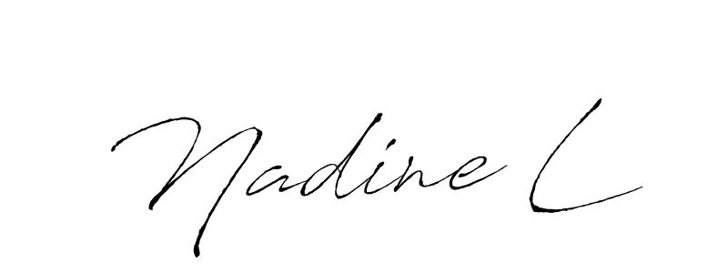 Once you've used our free online signature maker to create your best signature Antro_Vectra style, it's time to enjoy all of the benefits that Nadine L name signing documents. Nadine L signature style 6 images and pictures png