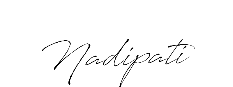 Also You can easily find your signature by using the search form. We will create Nadipati name handwritten signature images for you free of cost using Antro_Vectra sign style. Nadipati signature style 6 images and pictures png