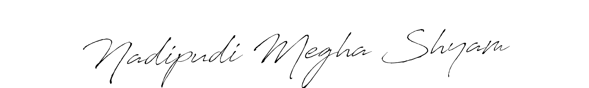 Also we have Nadipudi Megha Shyam name is the best signature style. Create professional handwritten signature collection using Antro_Vectra autograph style. Nadipudi Megha Shyam signature style 6 images and pictures png