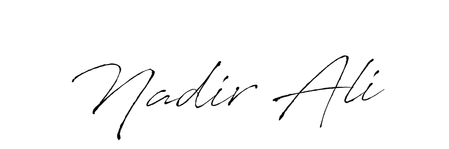 Here are the top 10 professional signature styles for the name Nadir Ali. These are the best autograph styles you can use for your name. Nadir Ali signature style 6 images and pictures png