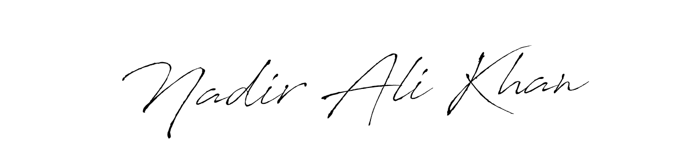 You should practise on your own different ways (Antro_Vectra) to write your name (Nadir Ali Khan) in signature. don't let someone else do it for you. Nadir Ali Khan signature style 6 images and pictures png
