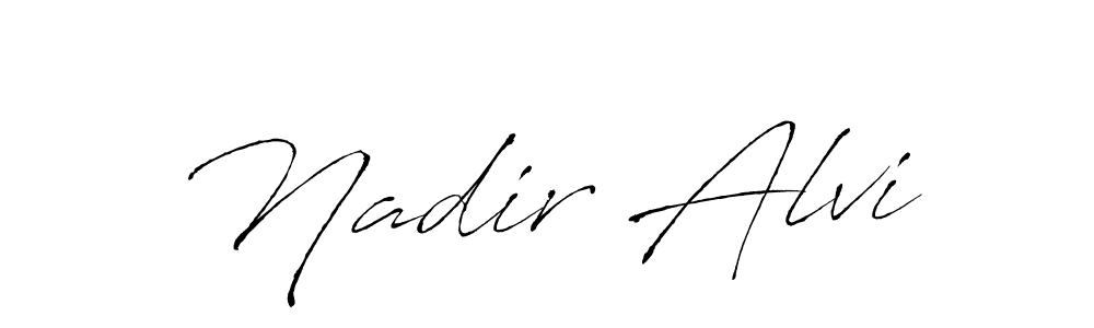 Nadir Alvi stylish signature style. Best Handwritten Sign (Antro_Vectra) for my name. Handwritten Signature Collection Ideas for my name Nadir Alvi. Nadir Alvi signature style 6 images and pictures png