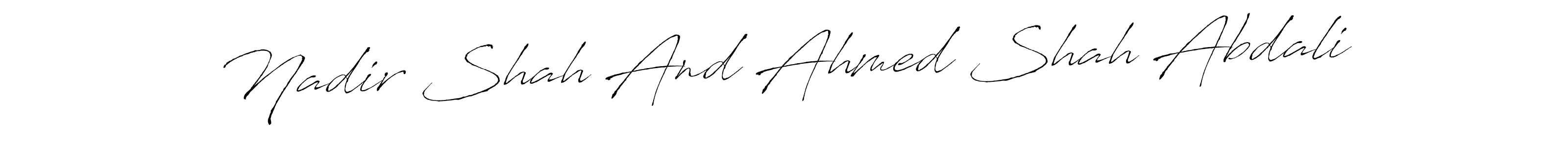 This is the best signature style for the Nadir Shah And Ahmed Shah Abdali name. Also you like these signature font (Antro_Vectra). Mix name signature. Nadir Shah And Ahmed Shah Abdali signature style 6 images and pictures png