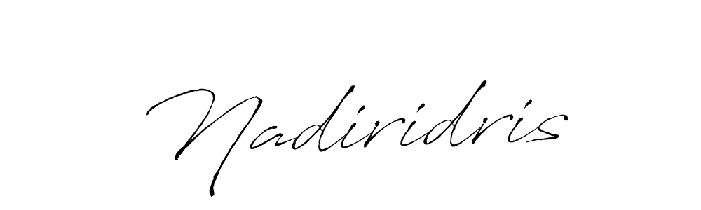 It looks lik you need a new signature style for name Nadiridris. Design unique handwritten (Antro_Vectra) signature with our free signature maker in just a few clicks. Nadiridris signature style 6 images and pictures png
